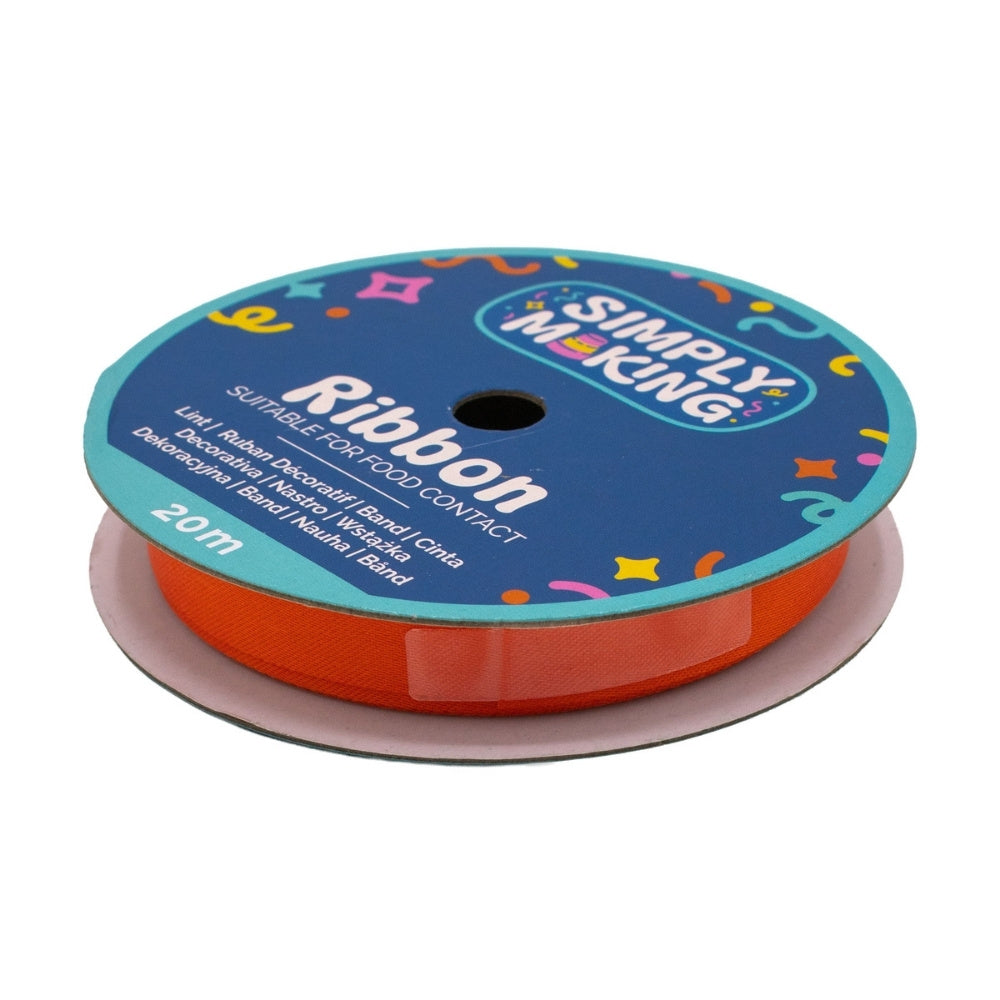 Simply Making Orange Food-Safe Ribbon x 20 Metres
