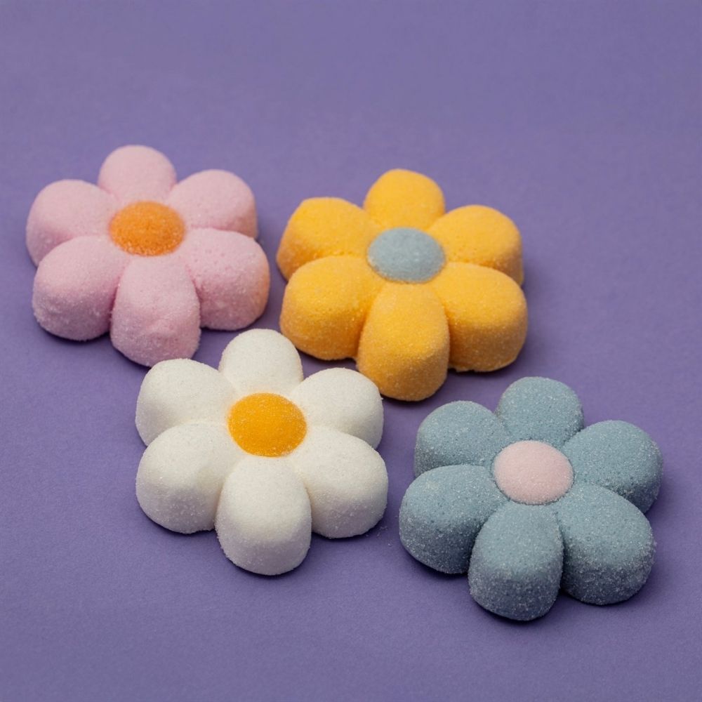 PME Pastel Flowers Marshmallows Pack of 12