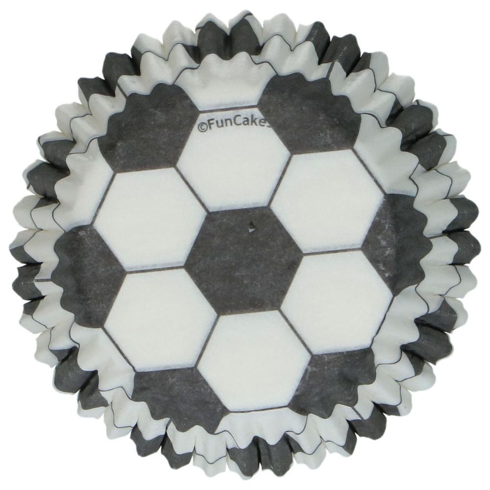 FunCakes Football - Mini Baking Cups x 100