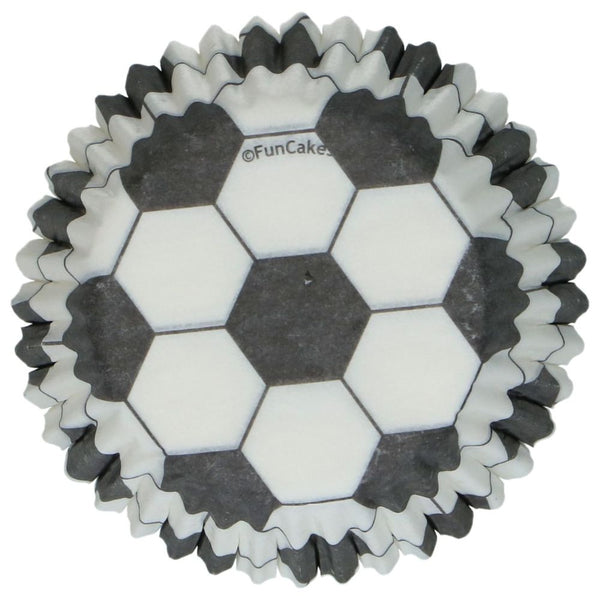 FunCakes Football - Mini Baking Cups x 100