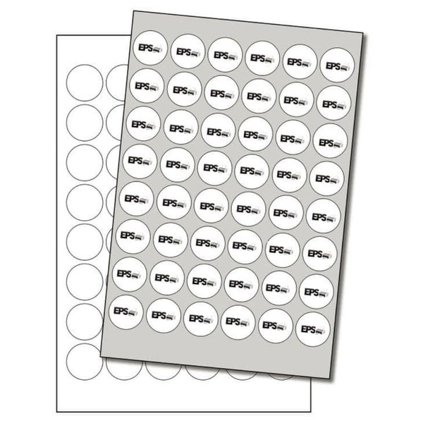 Edible Print Supplies Limited 1.25" Easy Peel Pre-Cut Round Edible Icing Sheets