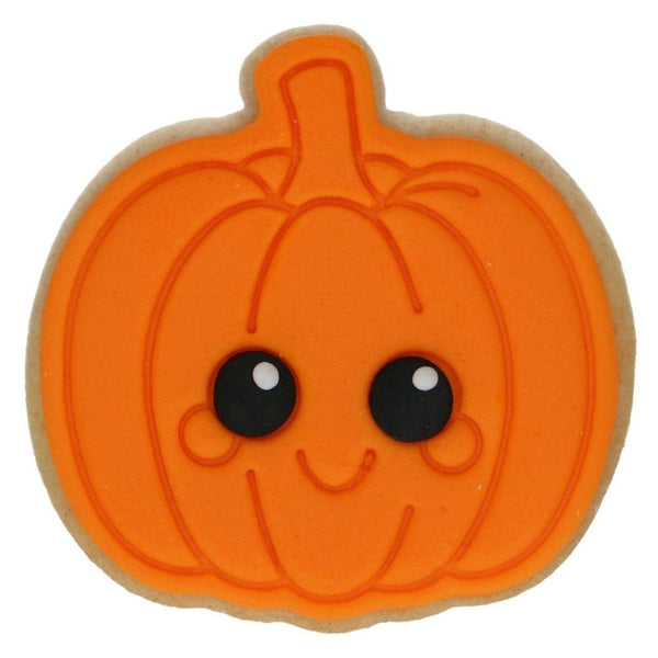 Wilton Pumpkin Cookie Cutter With Stamp 7.5cm