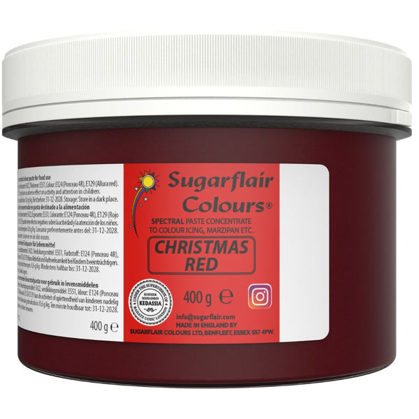 Sugarflair Christmas Red - Spectral Paste Concentrate Food Colouring