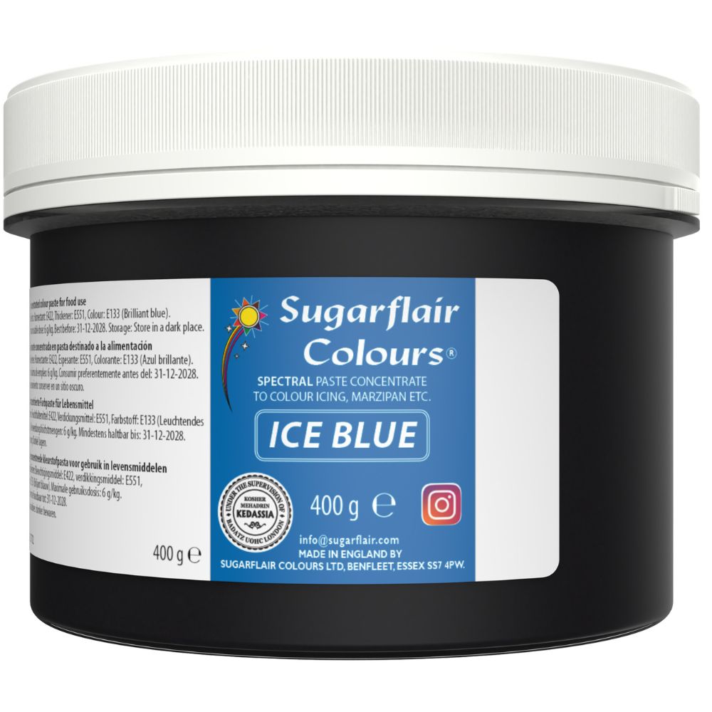 Sugarflair Ice Blue - Spectral Paste Concentrate Food Colouring