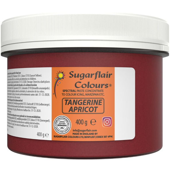 Sugarflair Tangerine/Apricot - Spectral Paste Concentrate Food Colouring