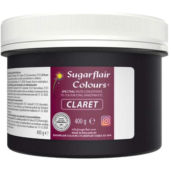 Sugarflair Claret - Spectral Paste Concentrate Food Colouring