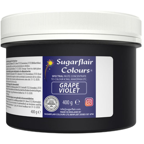 Sugarflair Grape Violet - Spectral Paste Concentrate Food Colouring