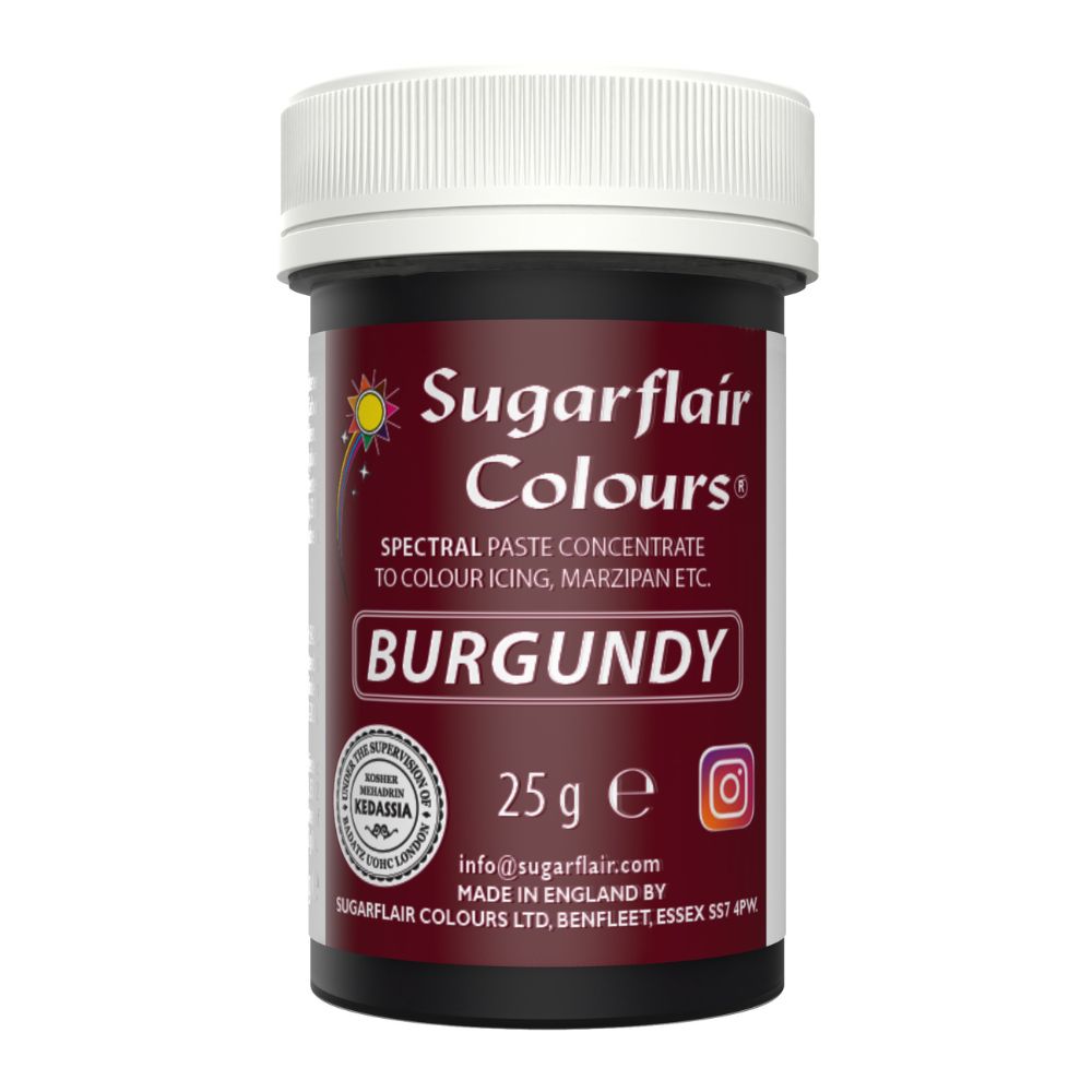 Sugarflair Burgundy - Spectral Paste Concentrate Food Colouring