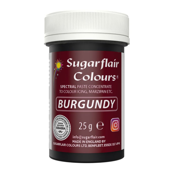 Sugarflair Burgundy - Spectral Paste Concentrate Food Colouring