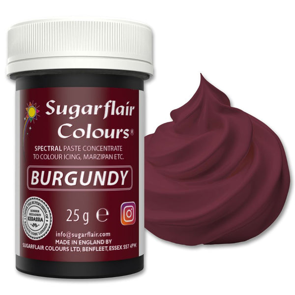 Sugarflair Burgundy - Spectral Paste Concentrate Food Colouring