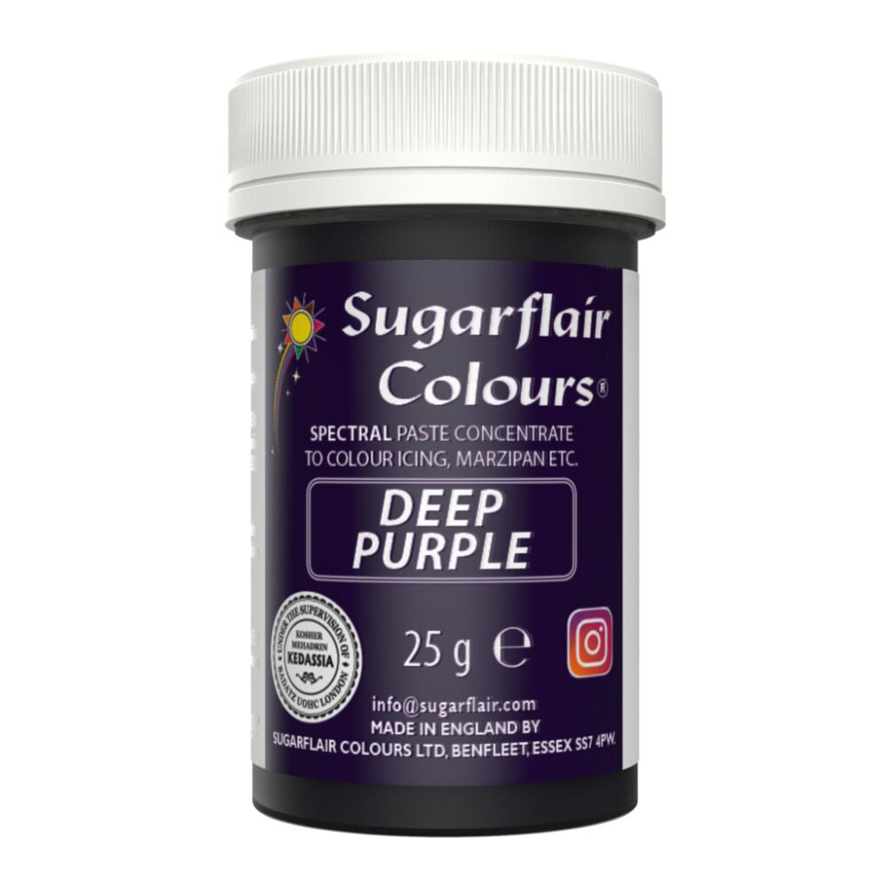 Sugarflair Deep Purple - Spectral Paste Concentrate Food Colouring 25g