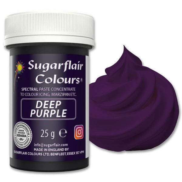 Sugarflair Deep Purple - Spectral Paste Concentrate Food Colouring 25g