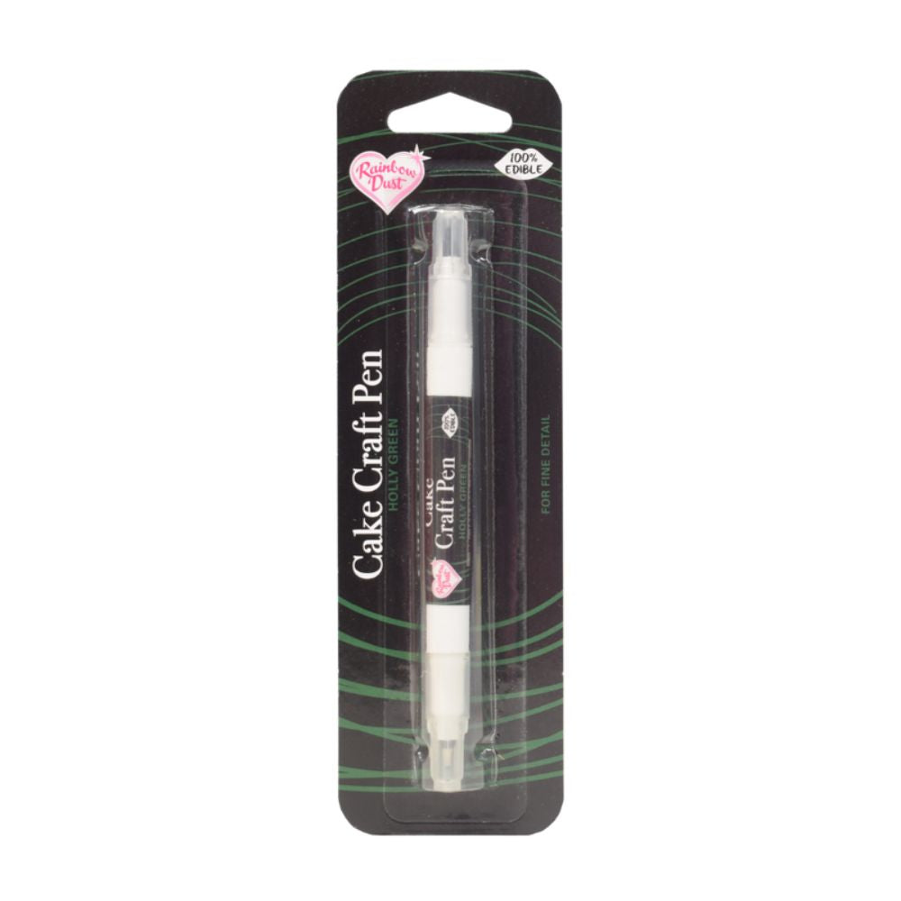 Rainbow Dust Holly Green - Double Ended Cake Art Pen 5g
