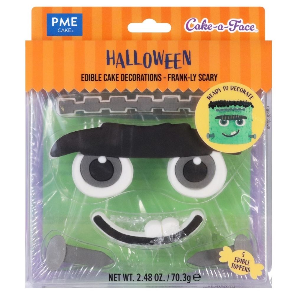 PME Frankenstein Halloween Edible Cake Decorations Set of 5