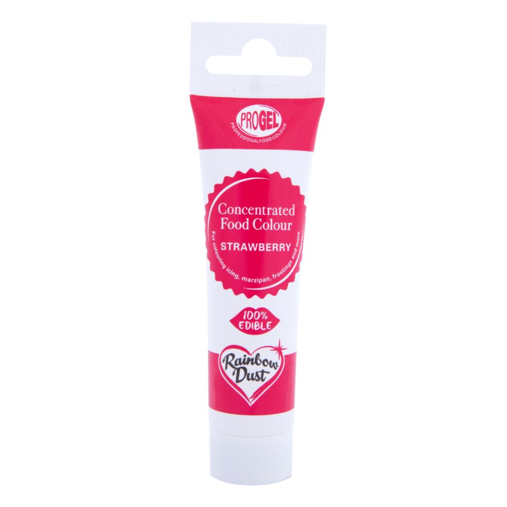 Rainbow Dust Strawberry - ProGel Professional Gel Food Colouring 25g