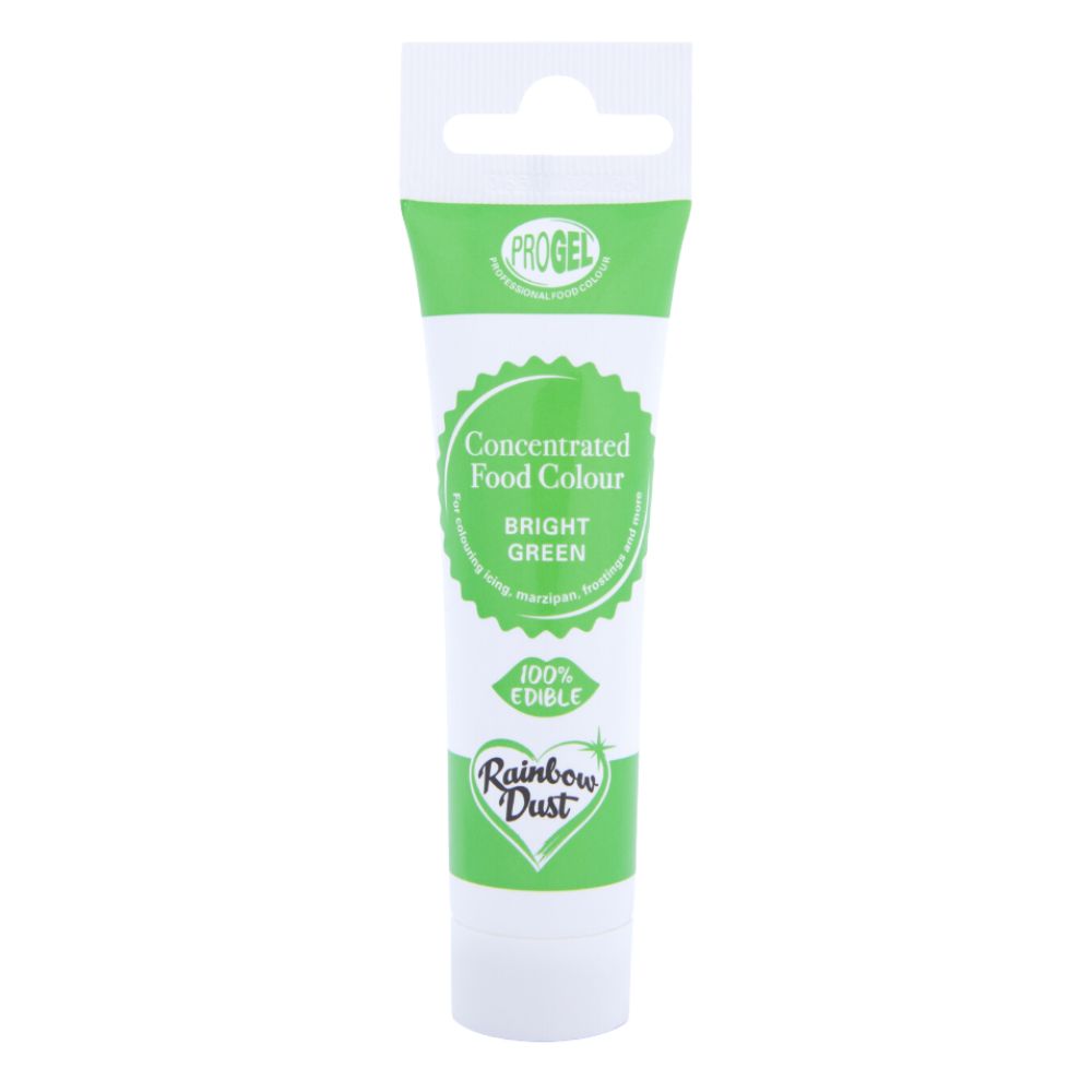 Rainbow Dust Bright Green - ProGel Professional Gel Food Colouring 25g