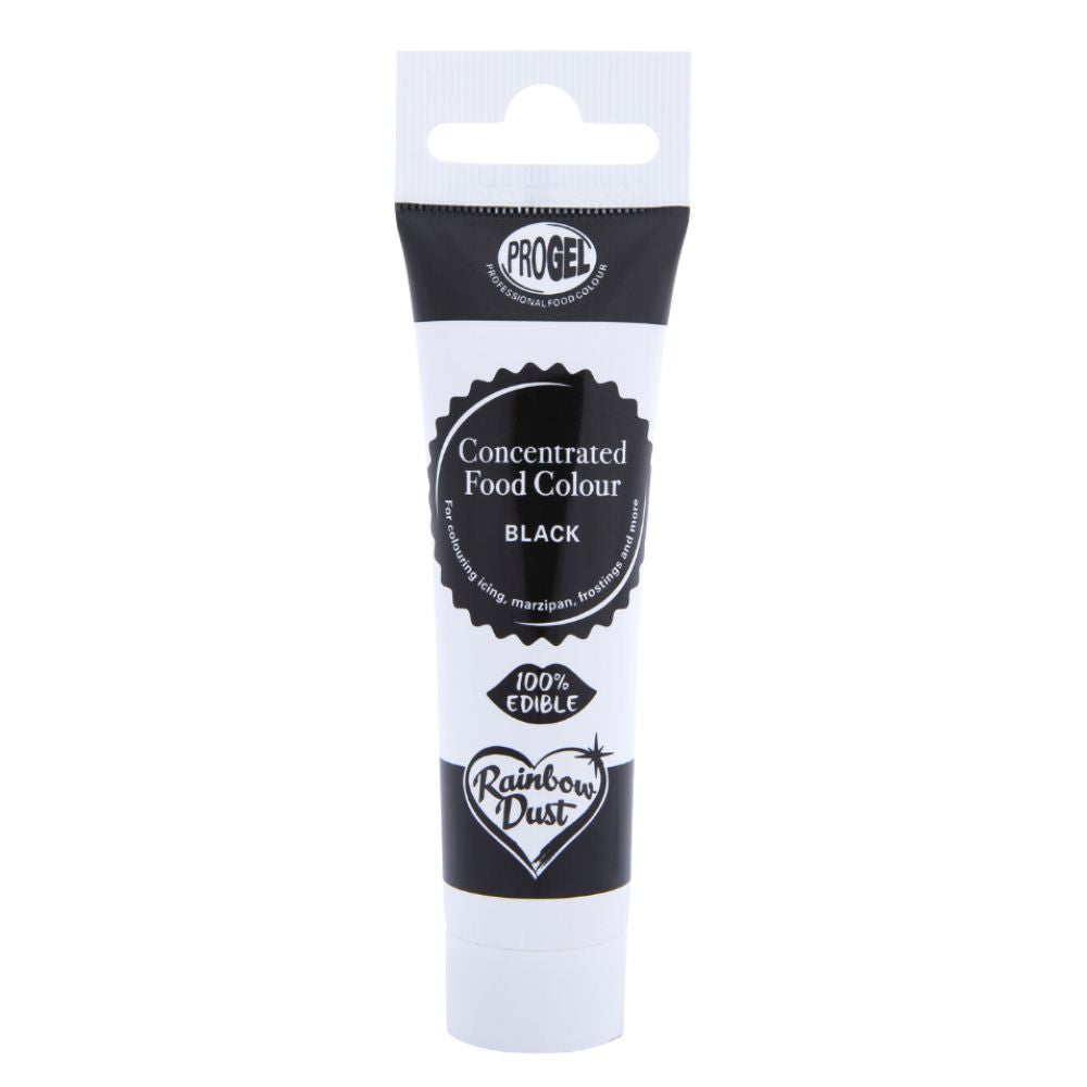 Rainbow Dust Black - ProGel Professional Gel Food Colouring 25g
