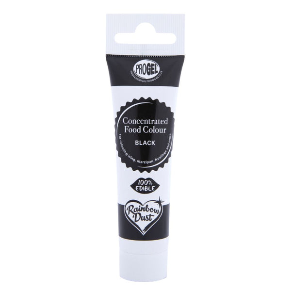 Rainbow Dust Black - ProGel Professional Gel Food Colouring 25g