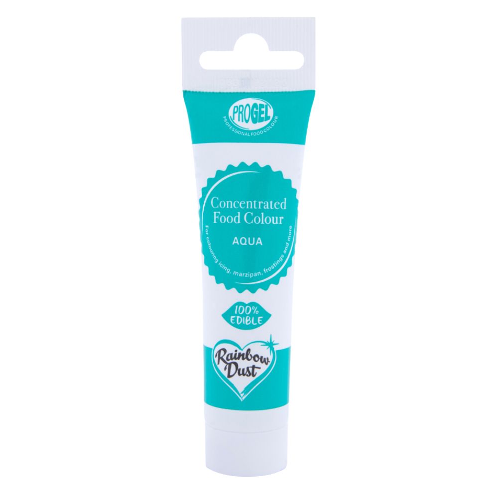 Rainbow Dust Aqua Blue - ProGel Professional Gel Food Colouring 25g