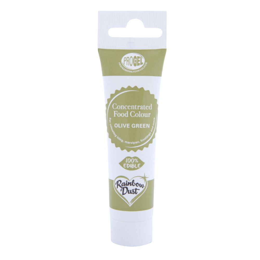 Rainbow Dust Olive Green - ProGel Professional Gel Food Colouring 25g