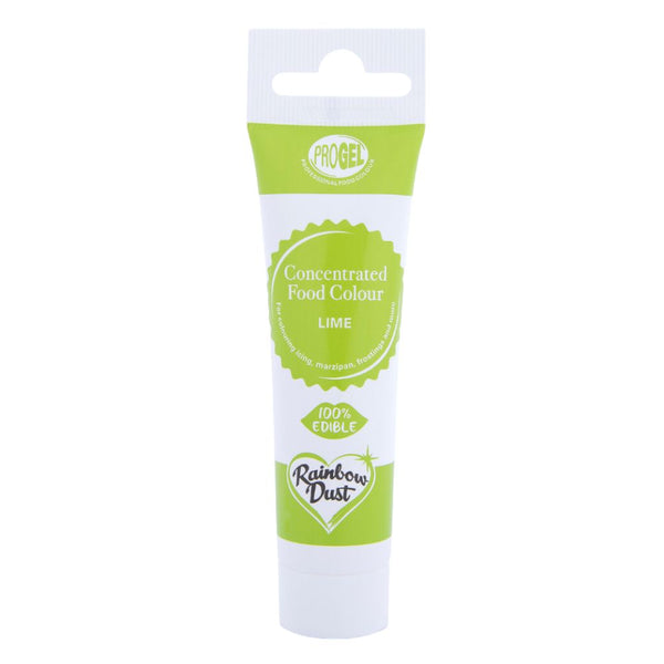 Rainbow Dust Lime Green - ProGel Professional Gel Food Colouring 25g
