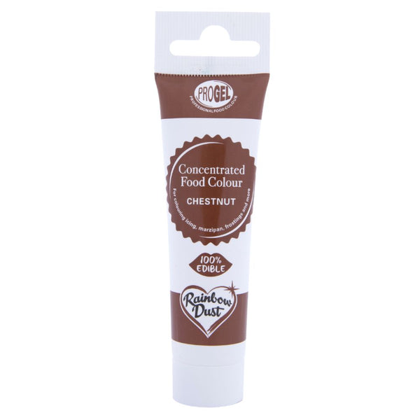 Rainbow Dust Chestnut Brown - ProGel Professional Gel Food Colouring 25g