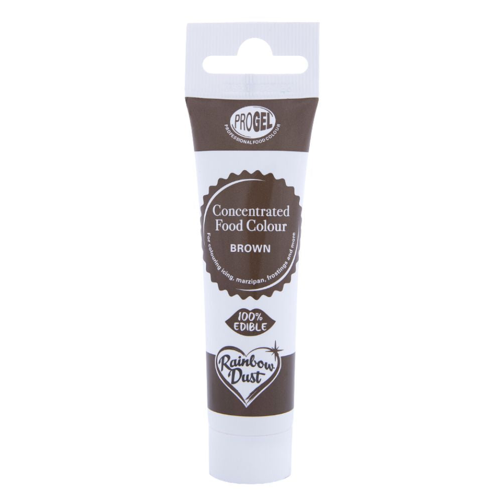 Rainbow Dust Brown - ProGel Professional Gel Food Colouring 25g