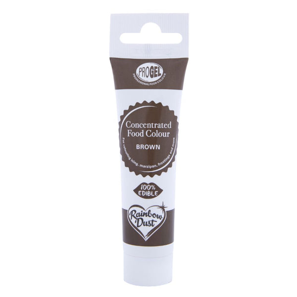 Rainbow Dust Brown - ProGel Professional Gel Food Colouring 25g