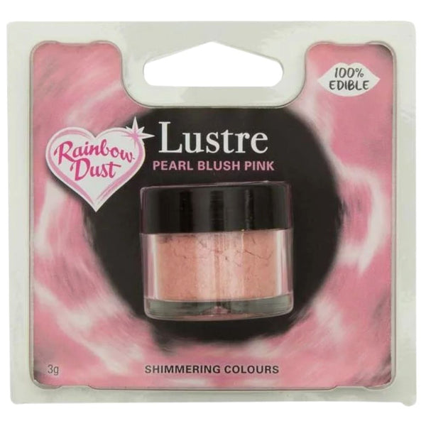 Rainbow Dust Pearl Blush Pink Edible Lustre Dust 3g