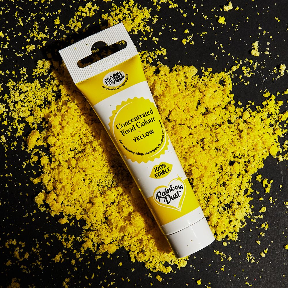 Rainbow Dust Yellow - ProGel Professional Gel Food Colouring 25g