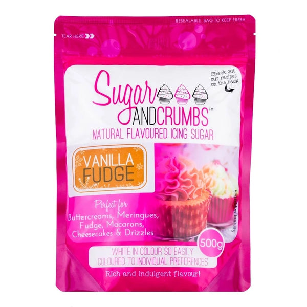 Sugar & Crumbs Vanilla Fudge Icing Sugar 500g