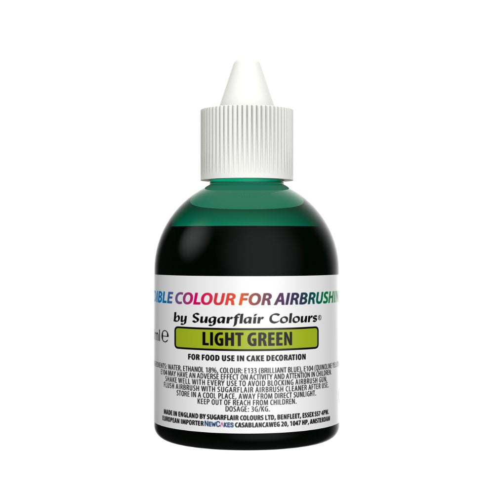 Sugarflair Light Green - Airbrush Colour 60ml