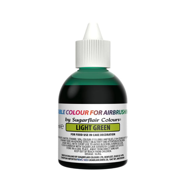Sugarflair Light Green - Airbrush Colour 60ml