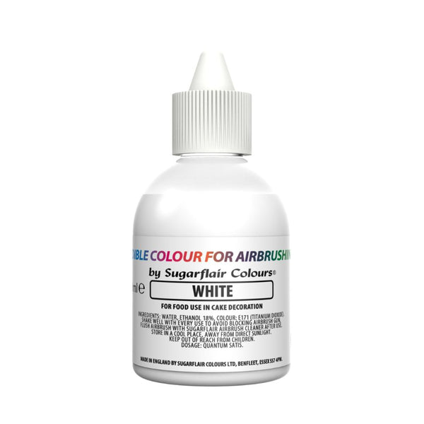 Sugarflair White - Airbrush Colour 60ml