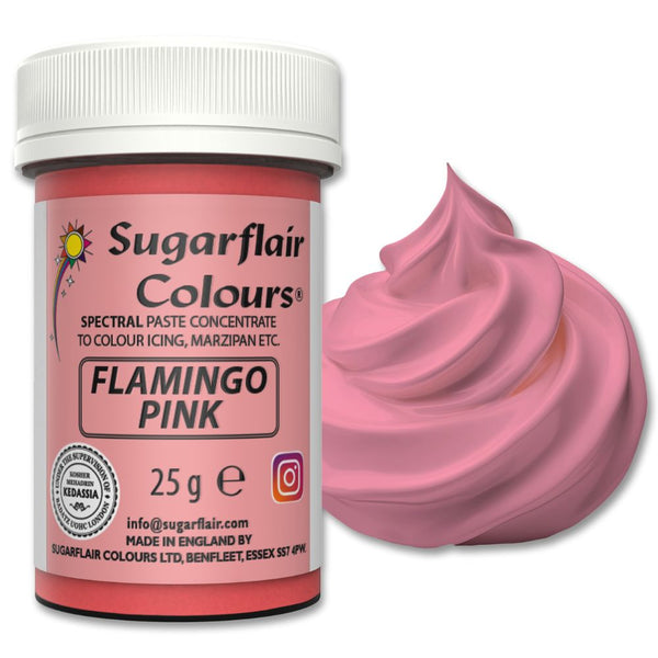 Sugarflair Flamingo Pink - Spectral Paste Concentrate Food Colouring 25g