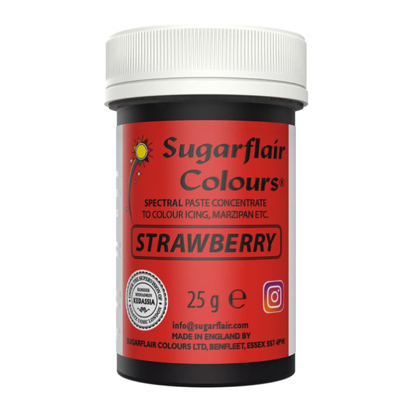 Sugarflair Strawberry - Spectral Paste Concentrate Colouring 25g