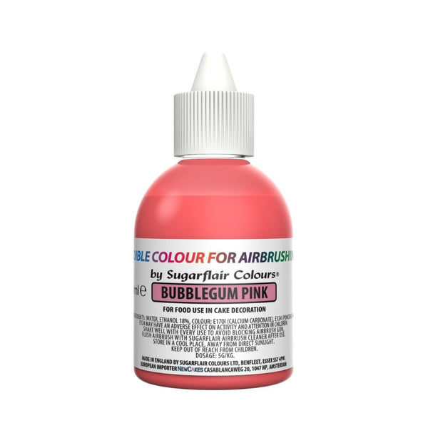 Sugarflair Bubblegum Pink - Airbrush Colour 60ml