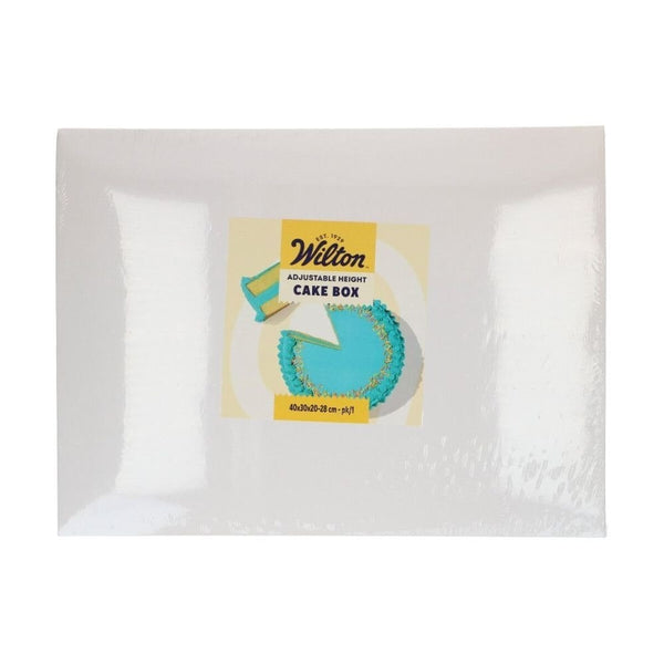 Wilton Height Adjustable White Cake Box