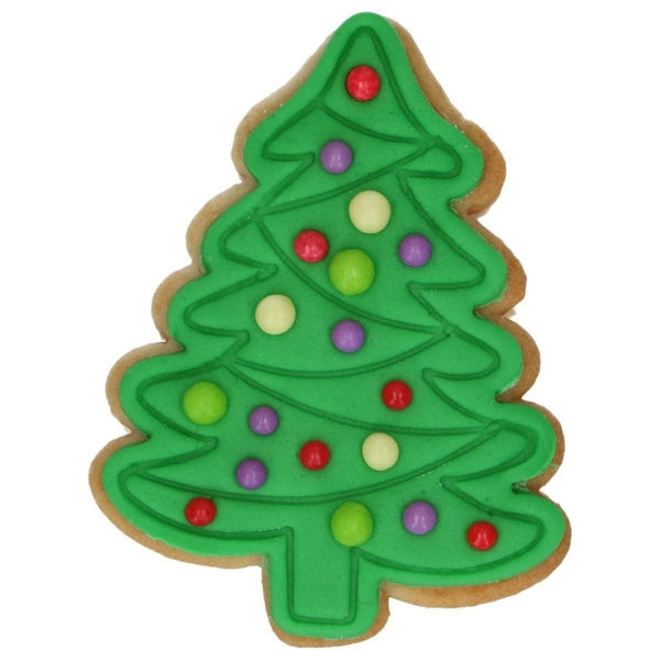 Wilton Christmas Tree Cookie Cutter With Stamp 7.5cm