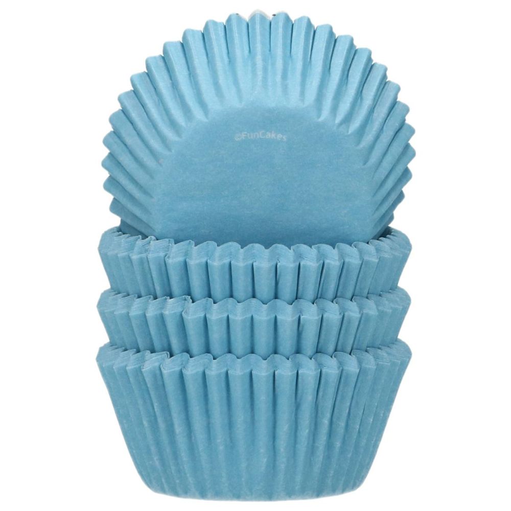 FunCakes Light Blue - Mini Baking Cups x 100