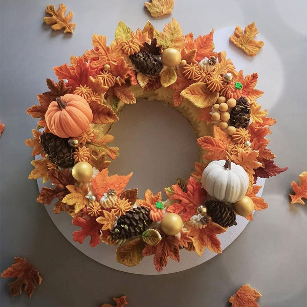 Autumn Wreath Cake