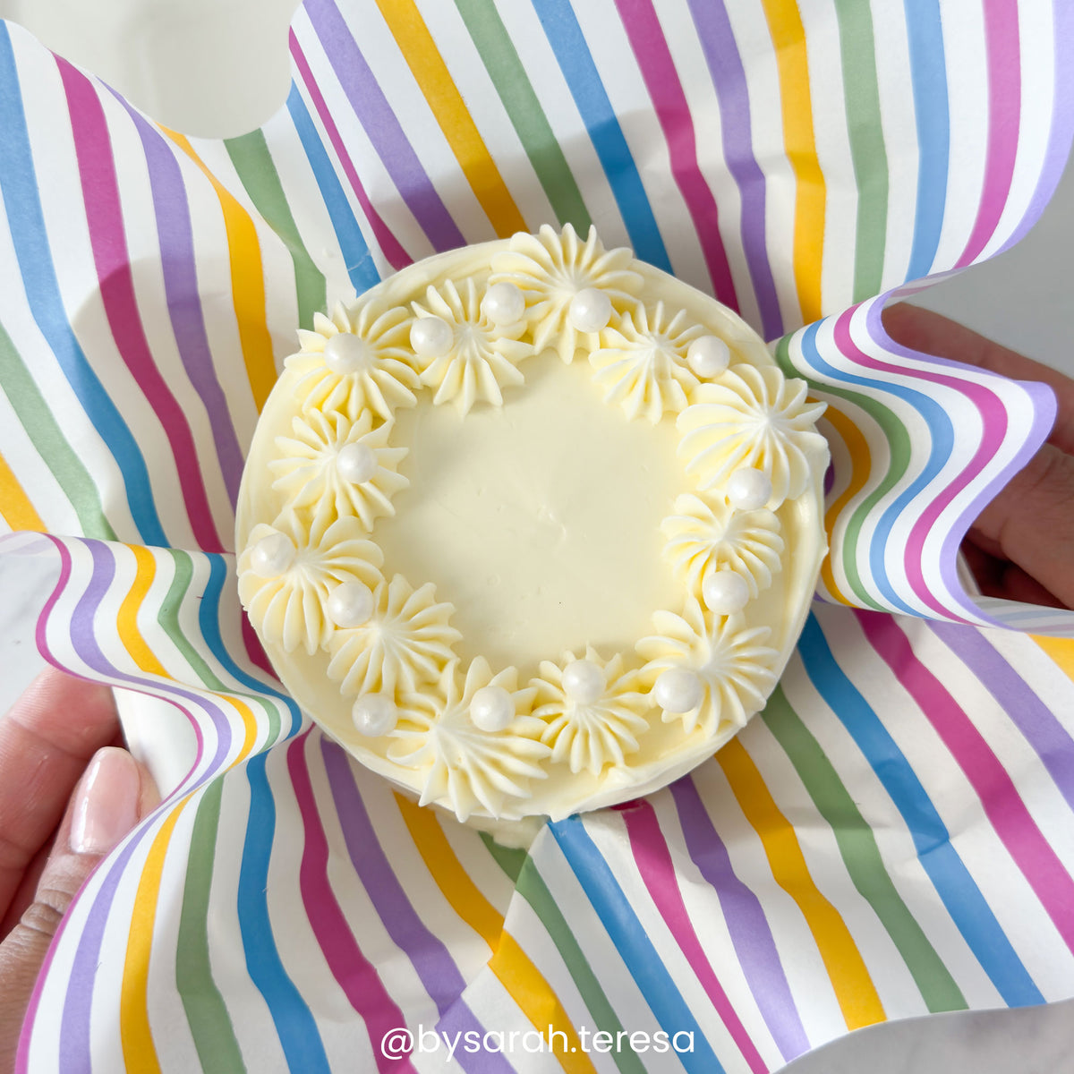 Simply Making Rainbow Stripes Printed Greaseproof Liners x 50