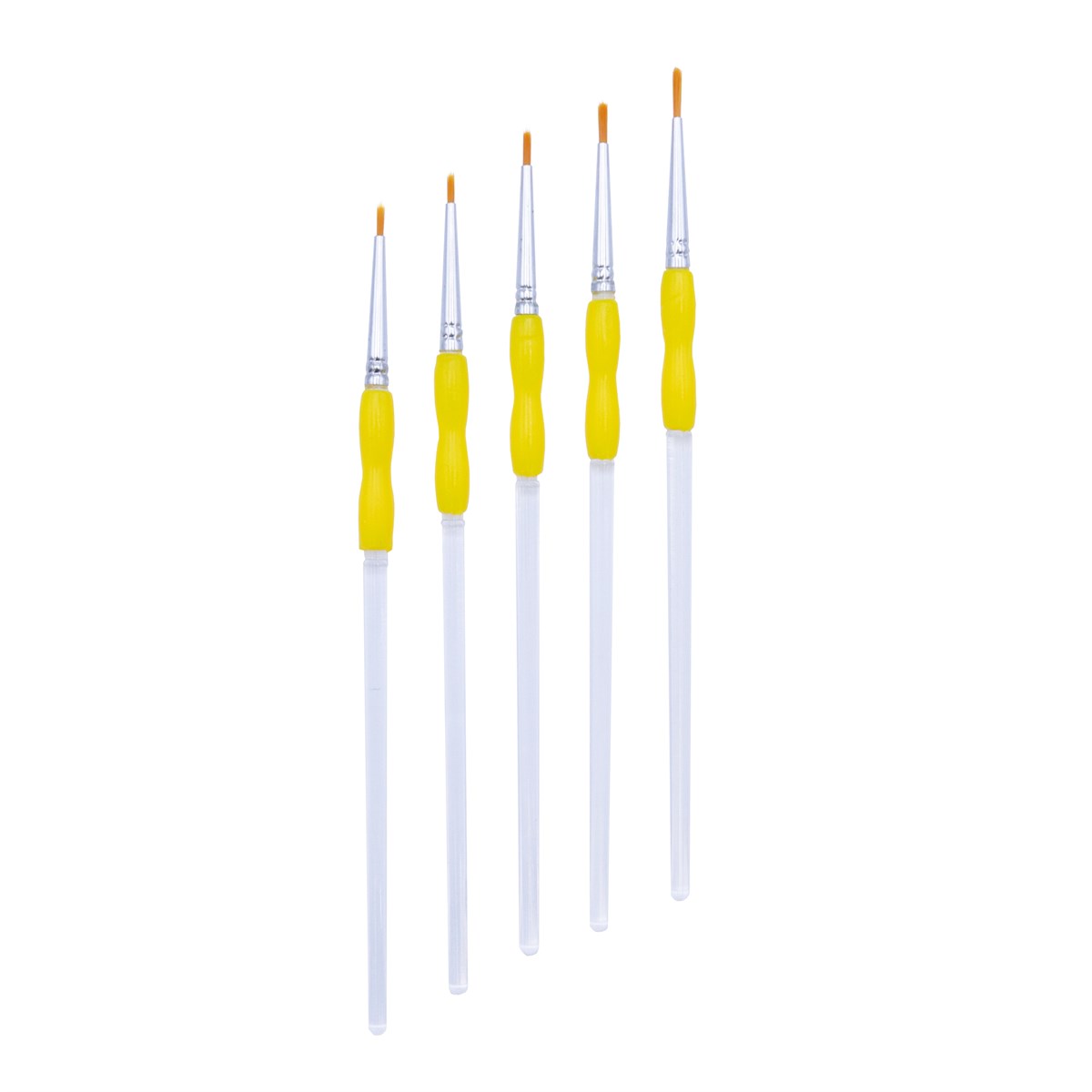 PME Fine Tip Craft Paint Brush Set Of 5