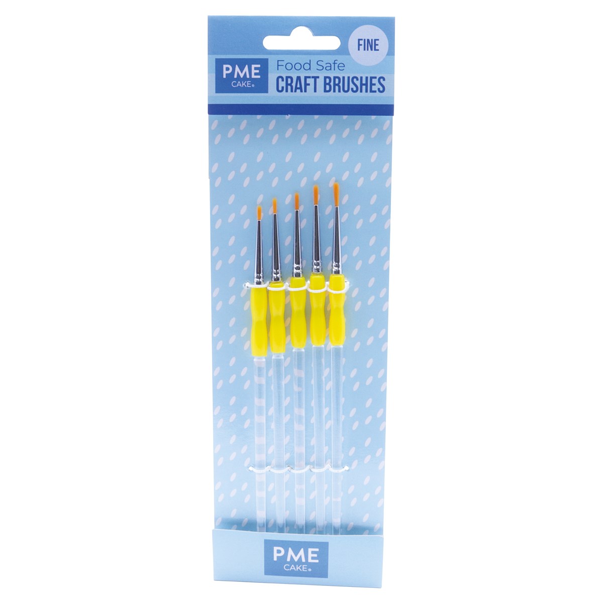 PME Fine Tip Craft Paint Brush Set Of 5