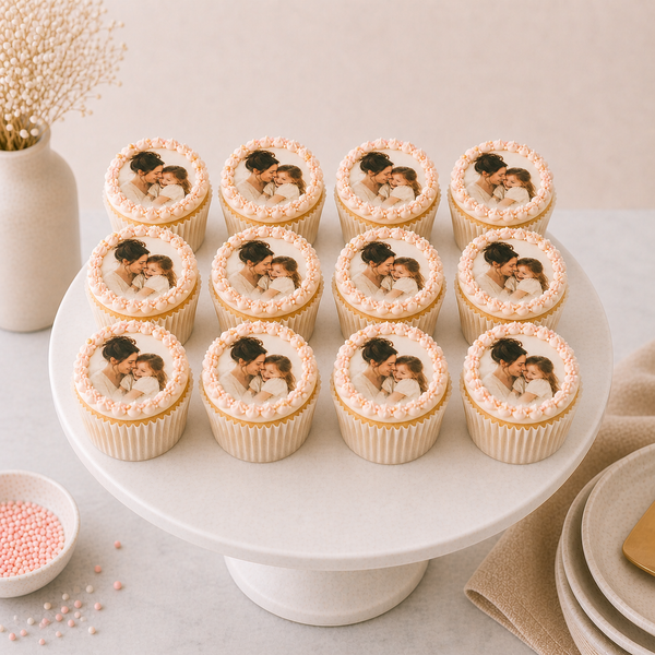 The Cake Decorating Co. 2 Inch Cupcake Topper Edible Images Pre-Cut x 12