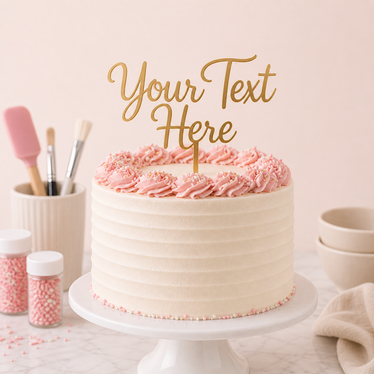 The Cake Decorating Co. Custom Cake Topper