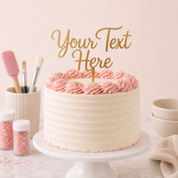 The Cake Decorating Co. Custom Cake Topper