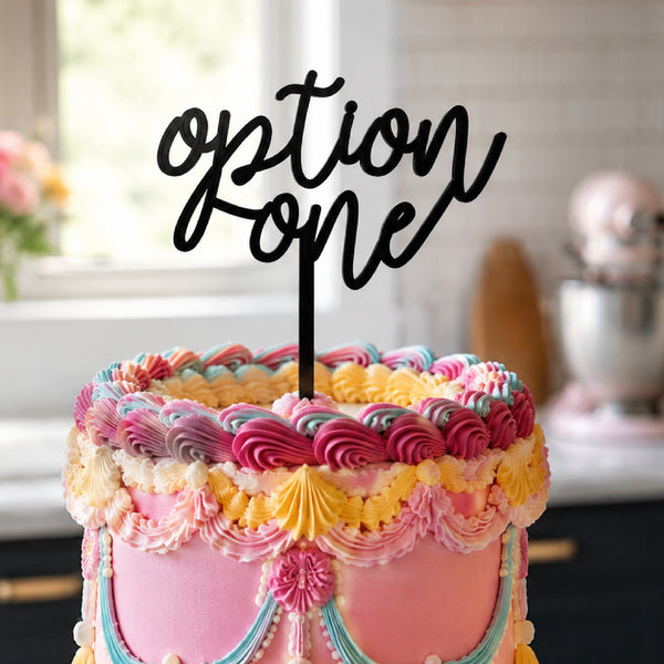 The Cake Decorating Co. Custom Cake Topper
