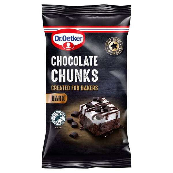 Dr. Oetker Dark Chocolate Chunks 100g