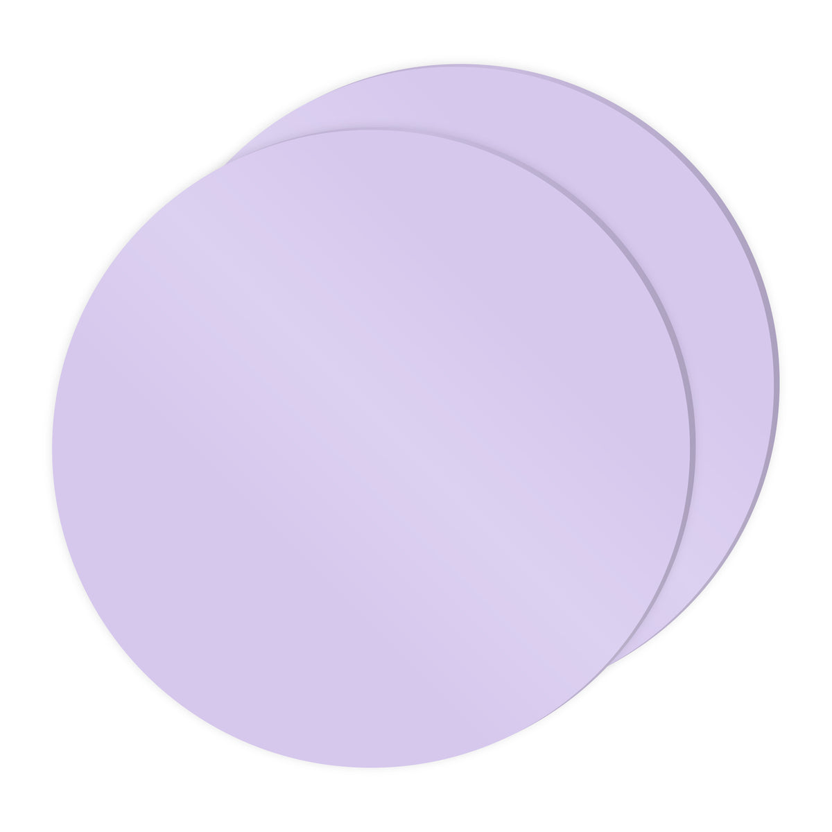 Choctastique Lilac Ganache Plate - Set of 2